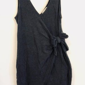 Charcoal V-Neck Jumpsuit